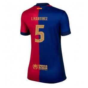 Barcelona Inigo Martinez #5 Hemmatröja Kvinnor 2024-25 Kortärmad